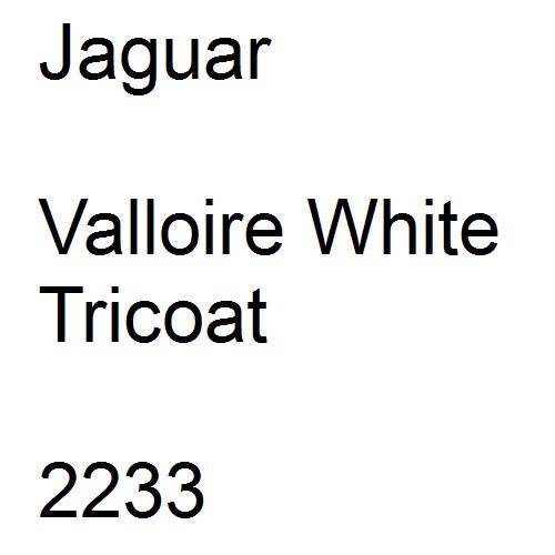 Jaguar, Valloire White Tricoat, 2233.